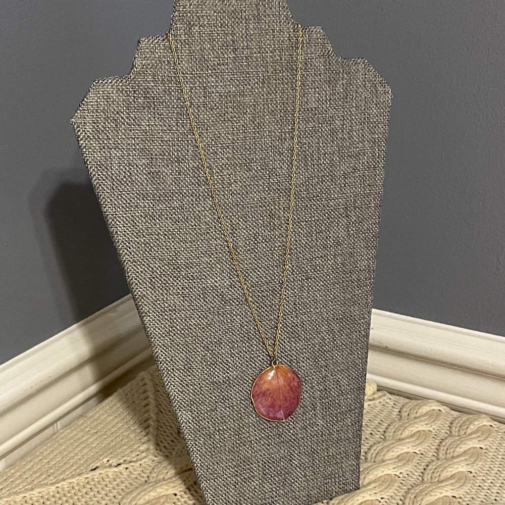 🌻2 for $15🌻 Wearable Art Leaf Necklace